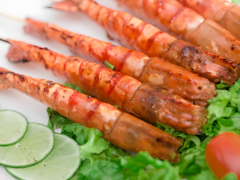 Tôm nướng mắm nhỉ